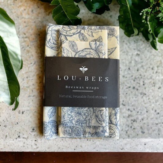 Ultra lightweight Organic Large Beeswax wraps