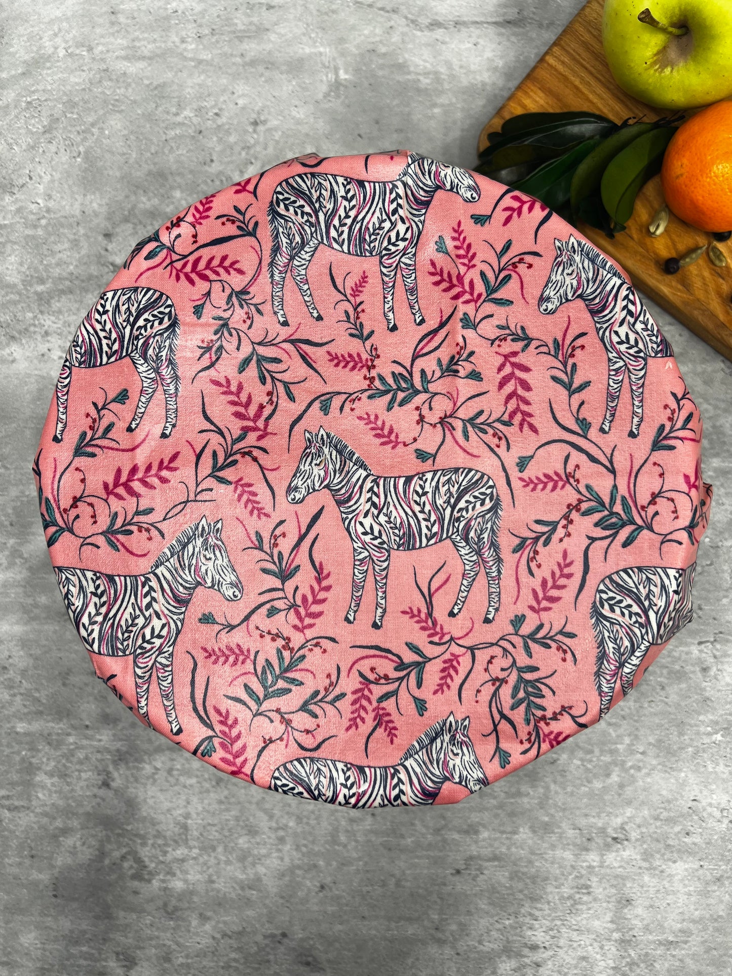 Pink Zebra Beeswax wrap 12”